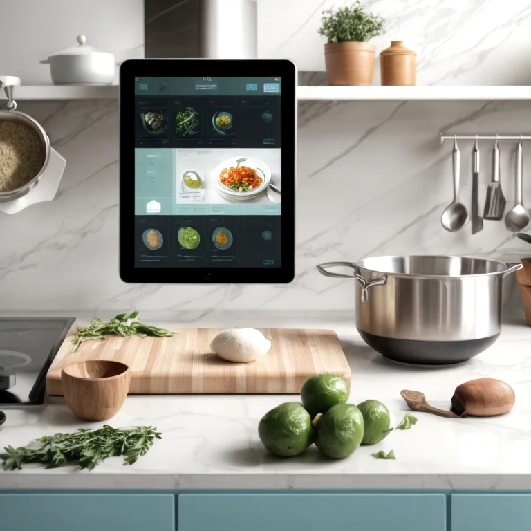 AIによる料理フローのダッシュボード画面